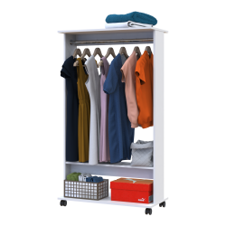Wardrobe rack D2 White 85x41.6x150